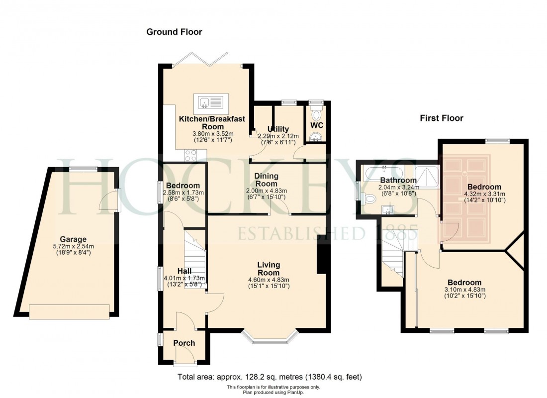 Floorplan for Centre Drive, Newmarket, CB8