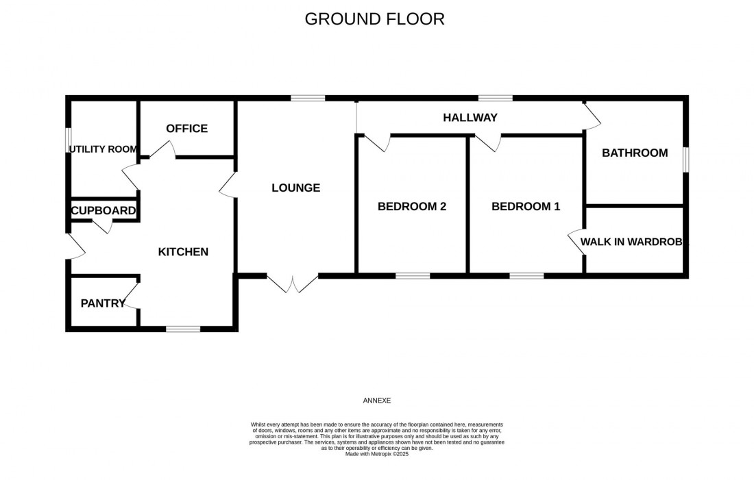Floorplan for Ryefield Lane, Holbeach, PE12