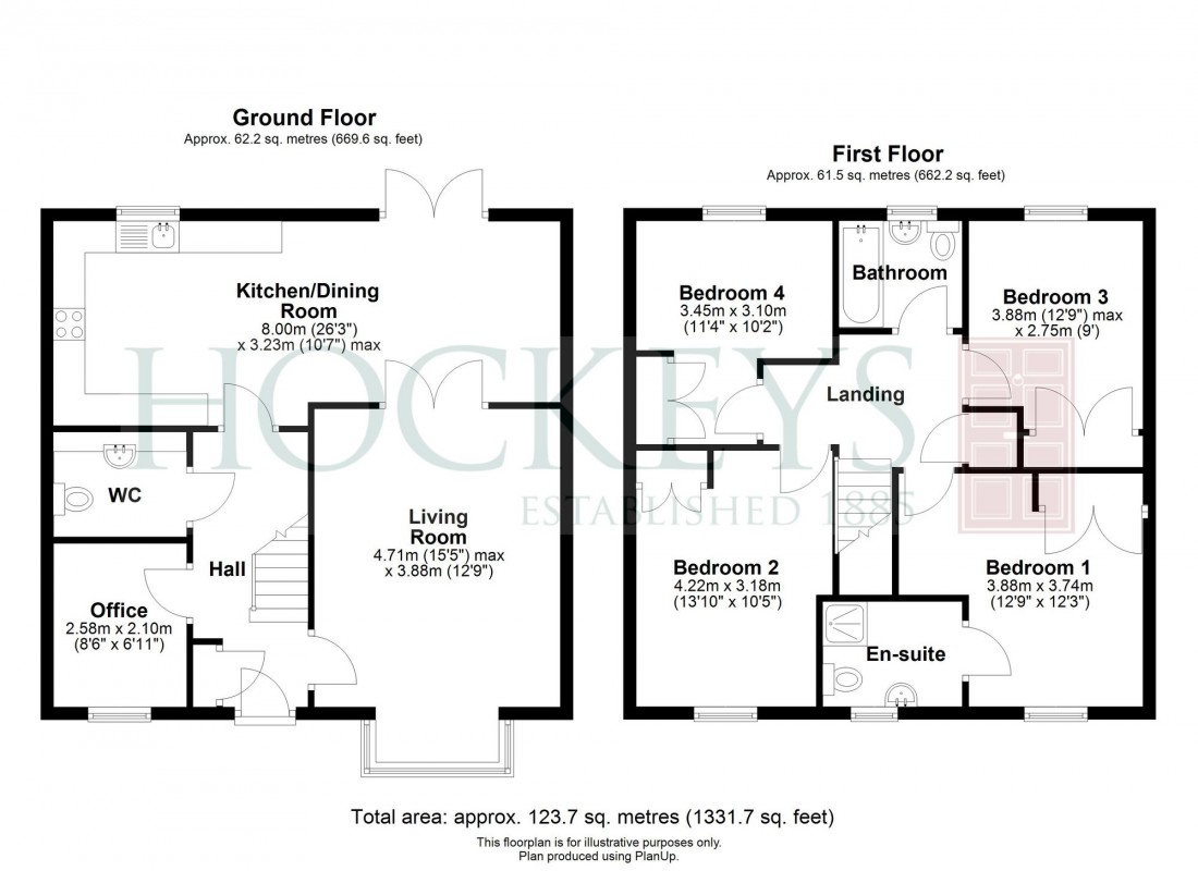Floorplan for Iceni Walk, Northstowe, CB24