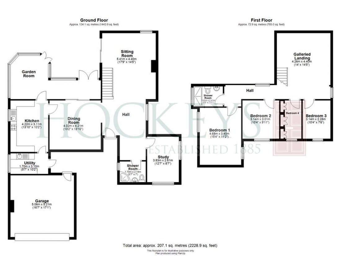 Floorplan for High Street, Stetchworth, CB8