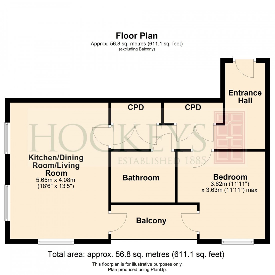 Floorplan for Gillyflower Lane, Waterbeach, CB25