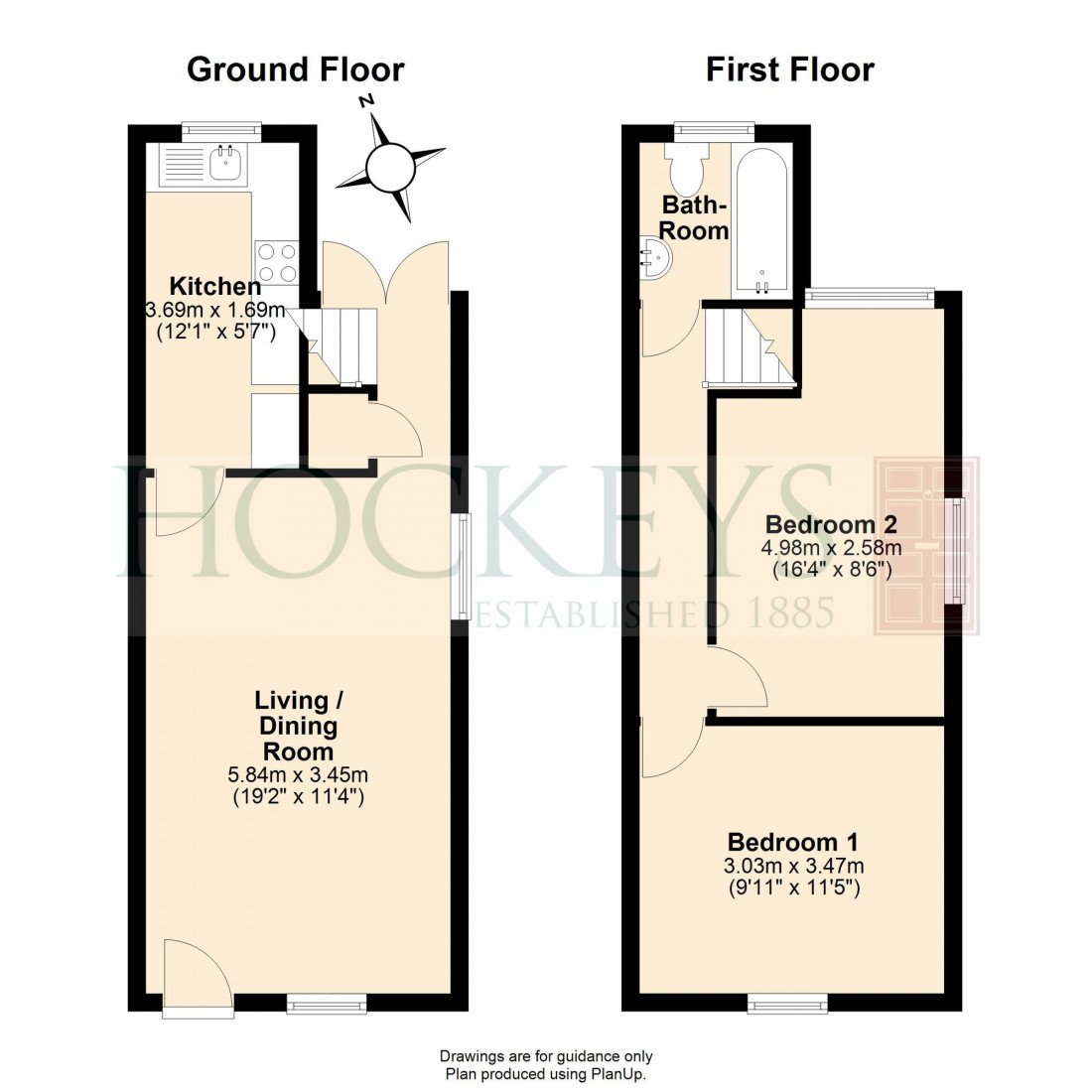 Floorplan for Mill Street, Cambridge, CB1