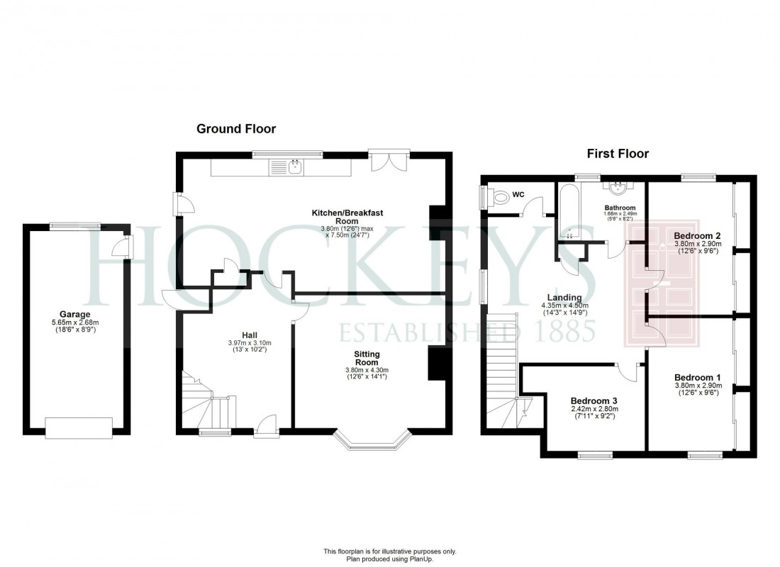 Floorplan for Manderston Road, Newmarket, CB8