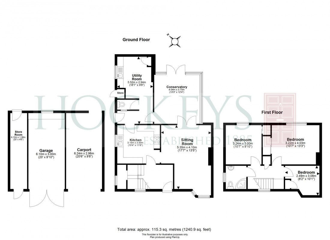 Floorplan for Saffron Close, Littleport, CB6