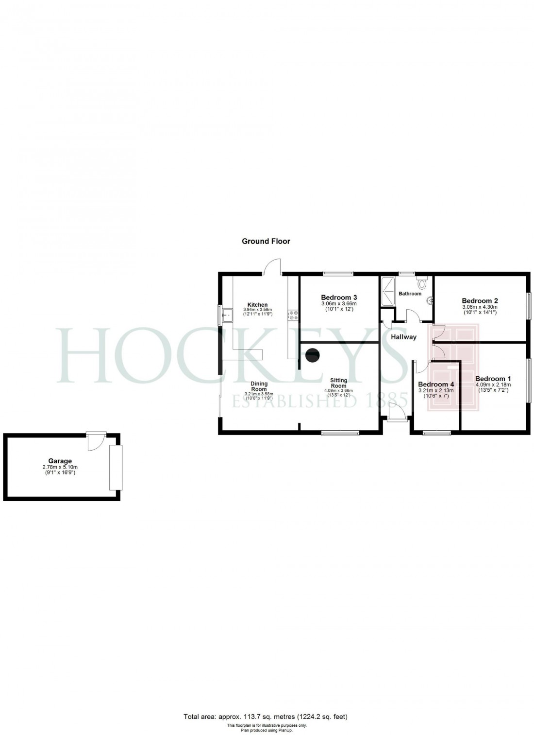 Floorplan for Westley Waterless, Newmarket, CB8