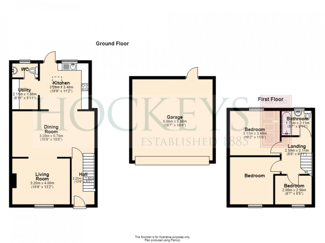 Floorplan for Chiefs Street, Ely, CB6