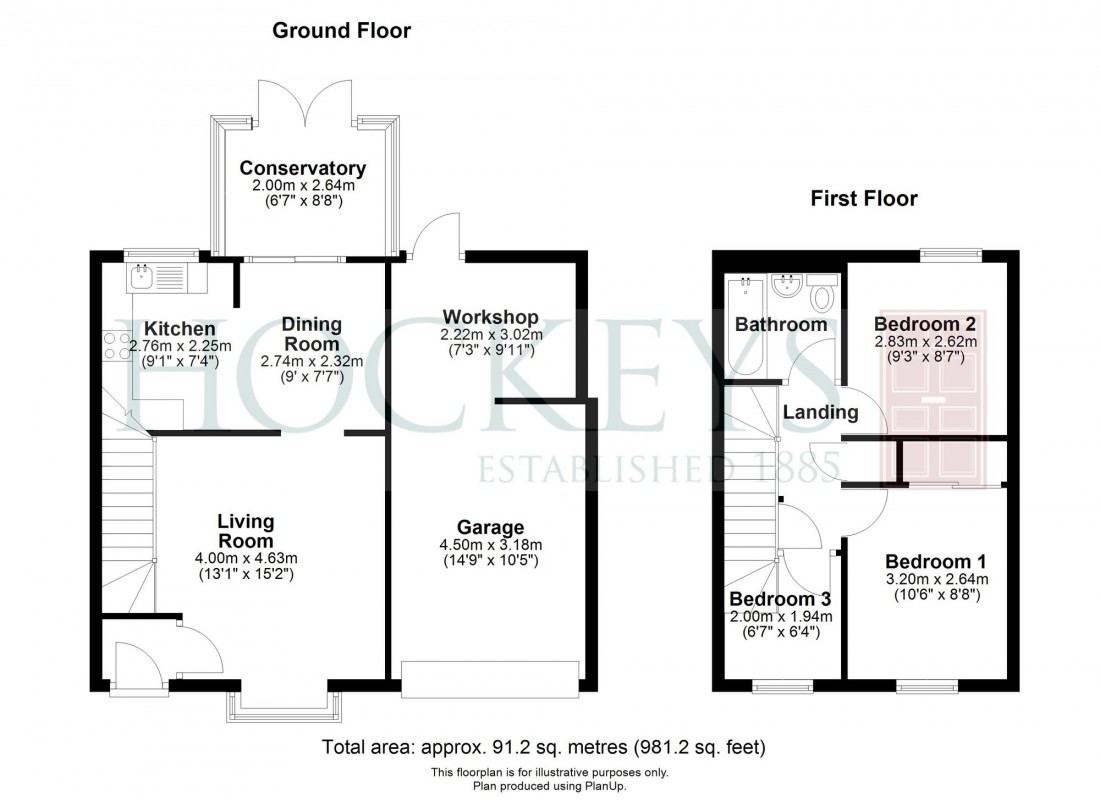 Floorplan for Little Meadow, Bar Hill, CB23