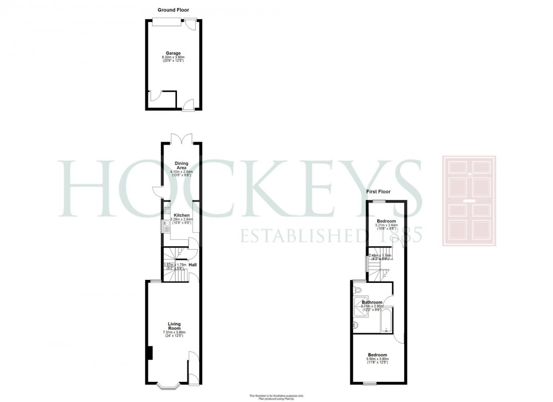 Floorplan for St. Philips Road, Newmarket, CB8