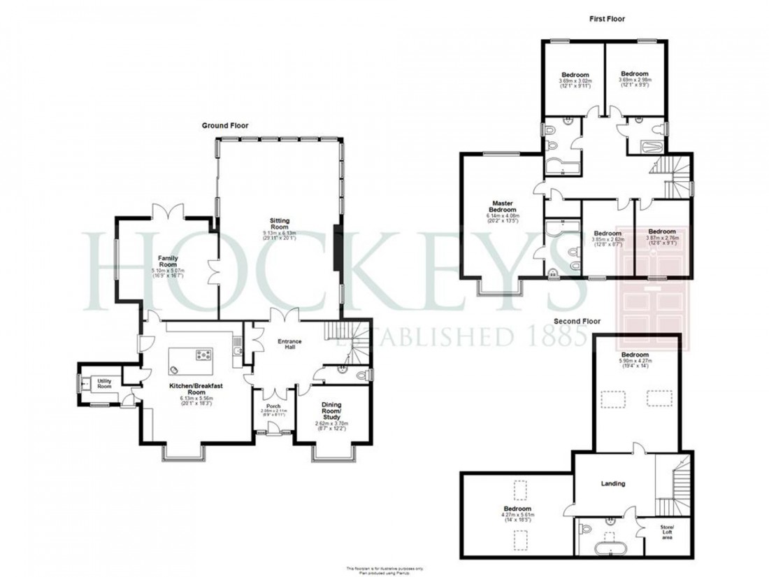Floorplan for Huntingdon Road, Chatteris, PE16
