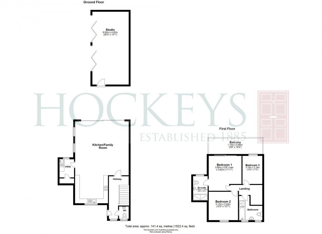 Floorplan for The Street, Kirtling, CB8