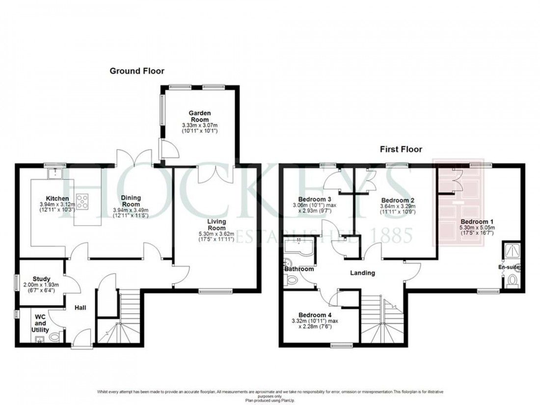 Floorplan for Rampton Drift, Longstanton, CB24