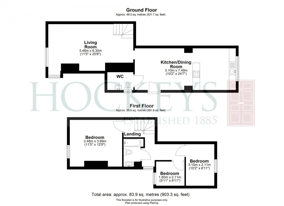 Floorplan for Main Street, Prickwillow, CB7
