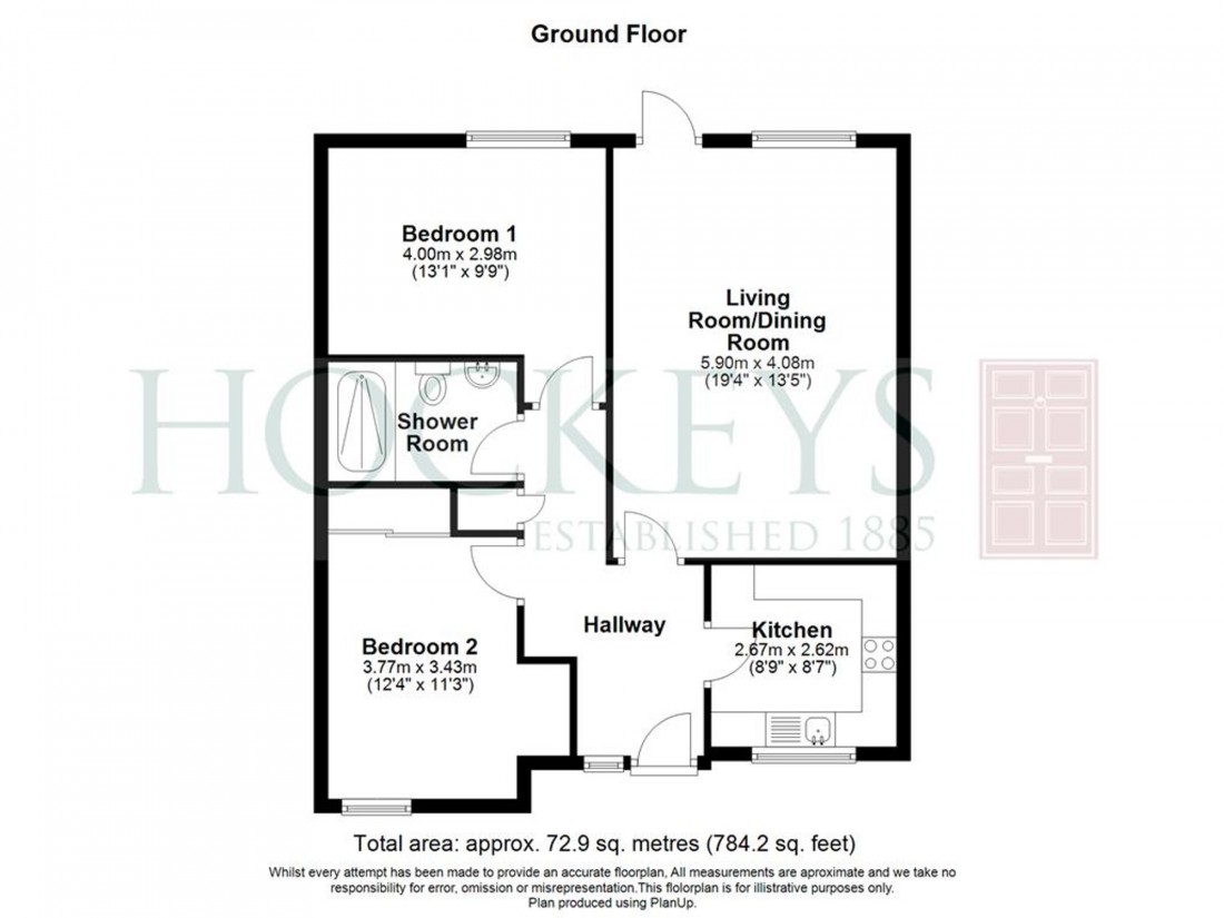 Floorplan for High Street, Cottenham, CB24