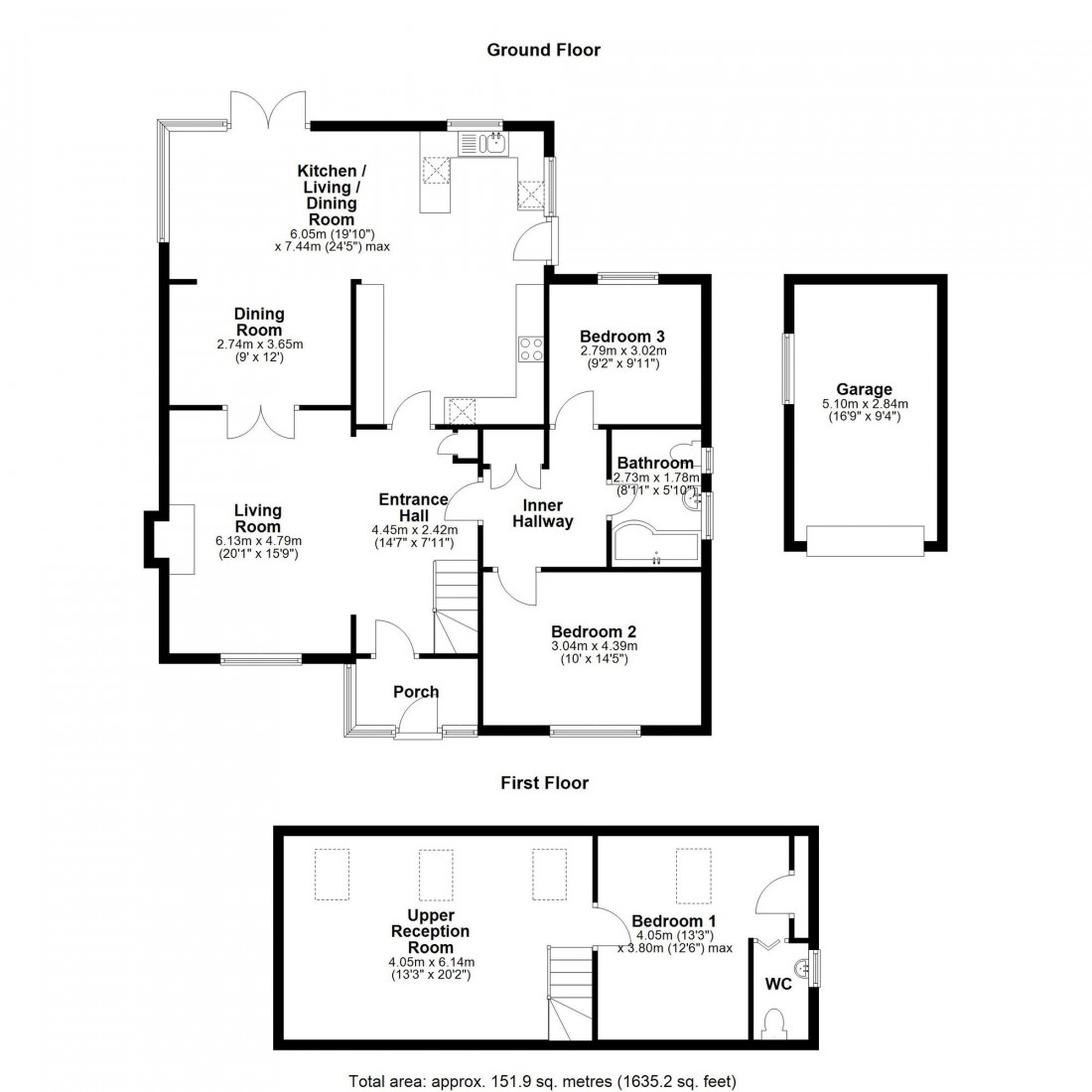 Floorplan for Pettitts Lane, Dry Drayton, CB23