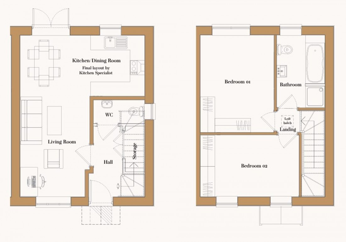 Floorplan for Thodays Crescent, Station Road, CB24