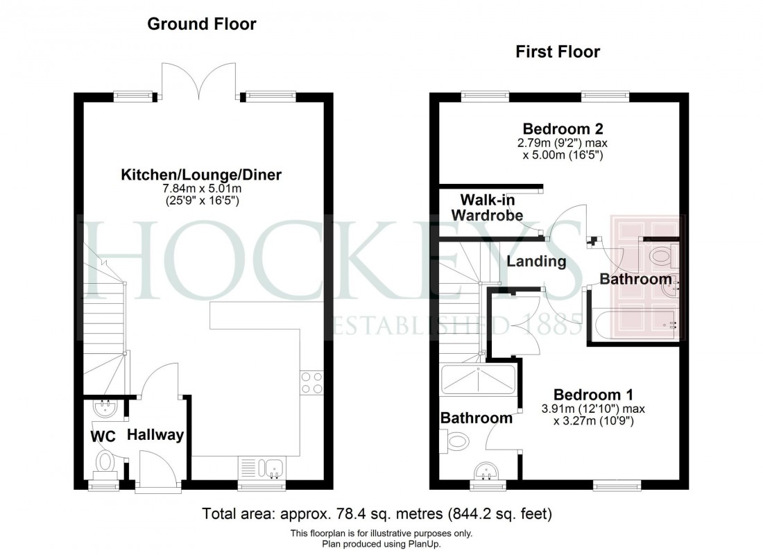 Floorplan for Grafton End, Highfields Caldecote, CB23