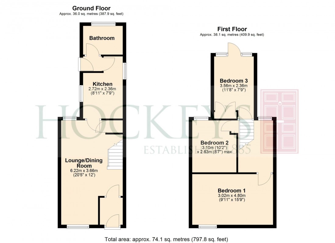Floorplan for York Terrace, Cambridge, CB1