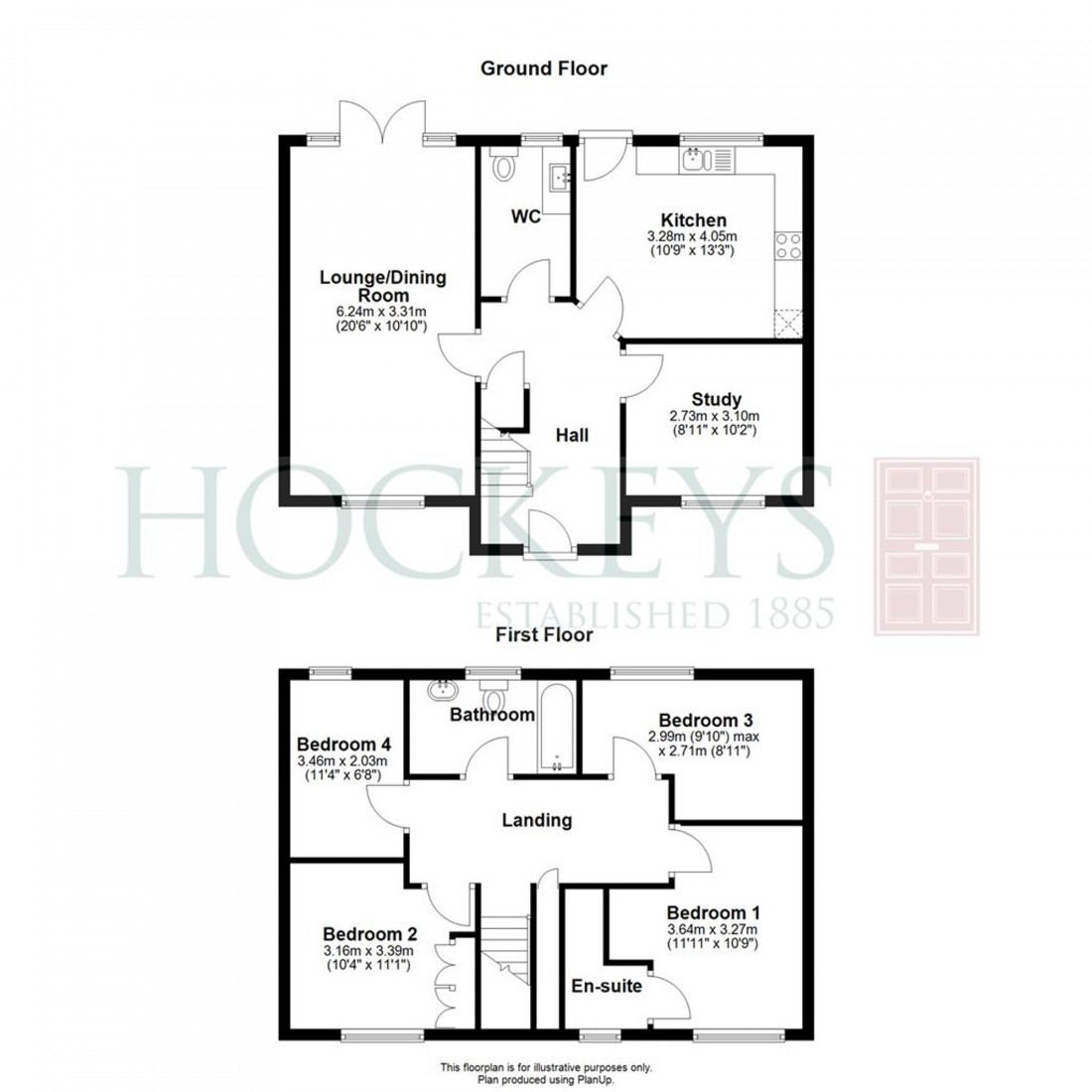 Floorplan for Chantry Close, Swavesey, CB24