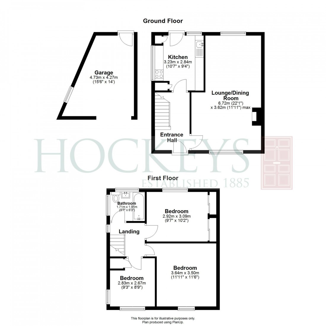 Floorplan for Orchard Way, Burwell, CB25