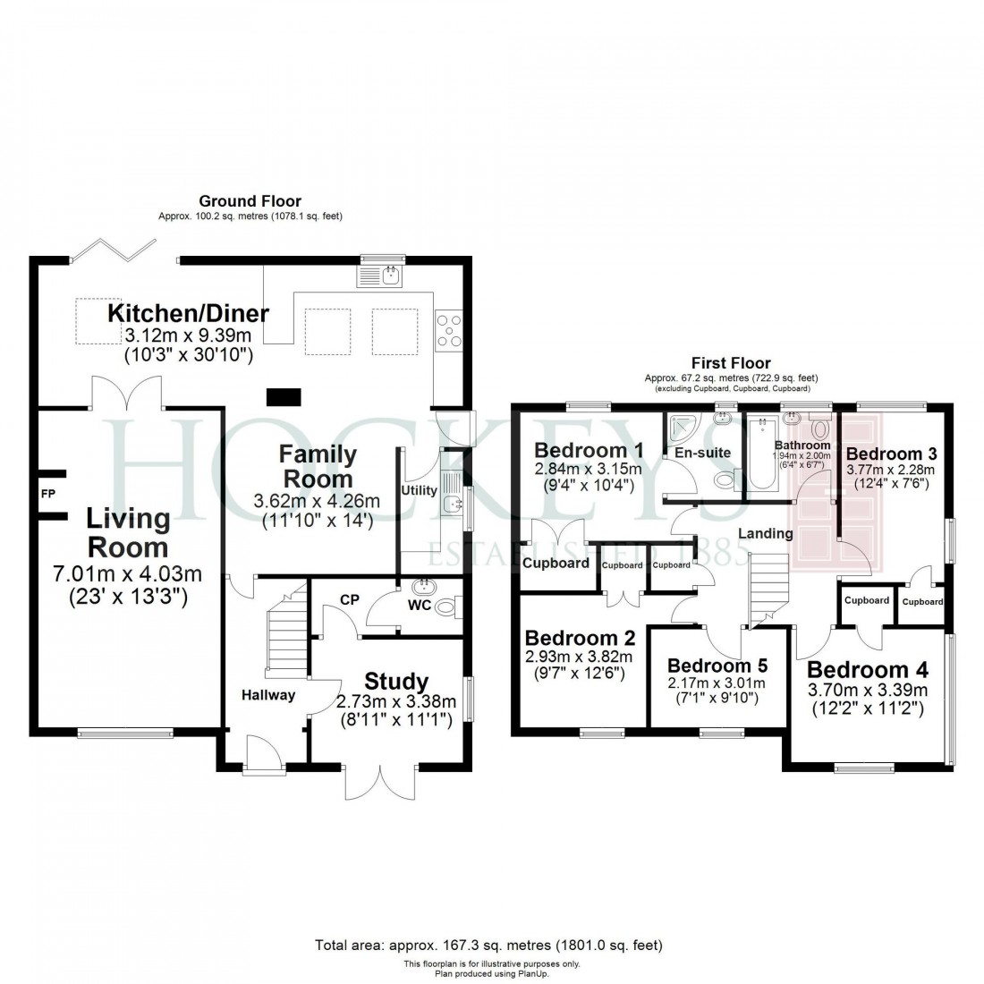 Floorplan for High Street, Babraham, CB22