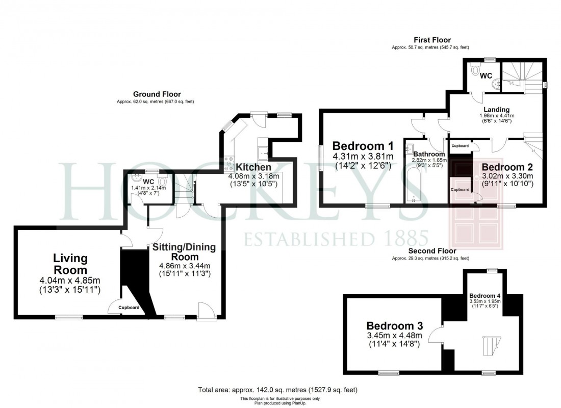 Floorplan for Coles Lane, Linton, CB21