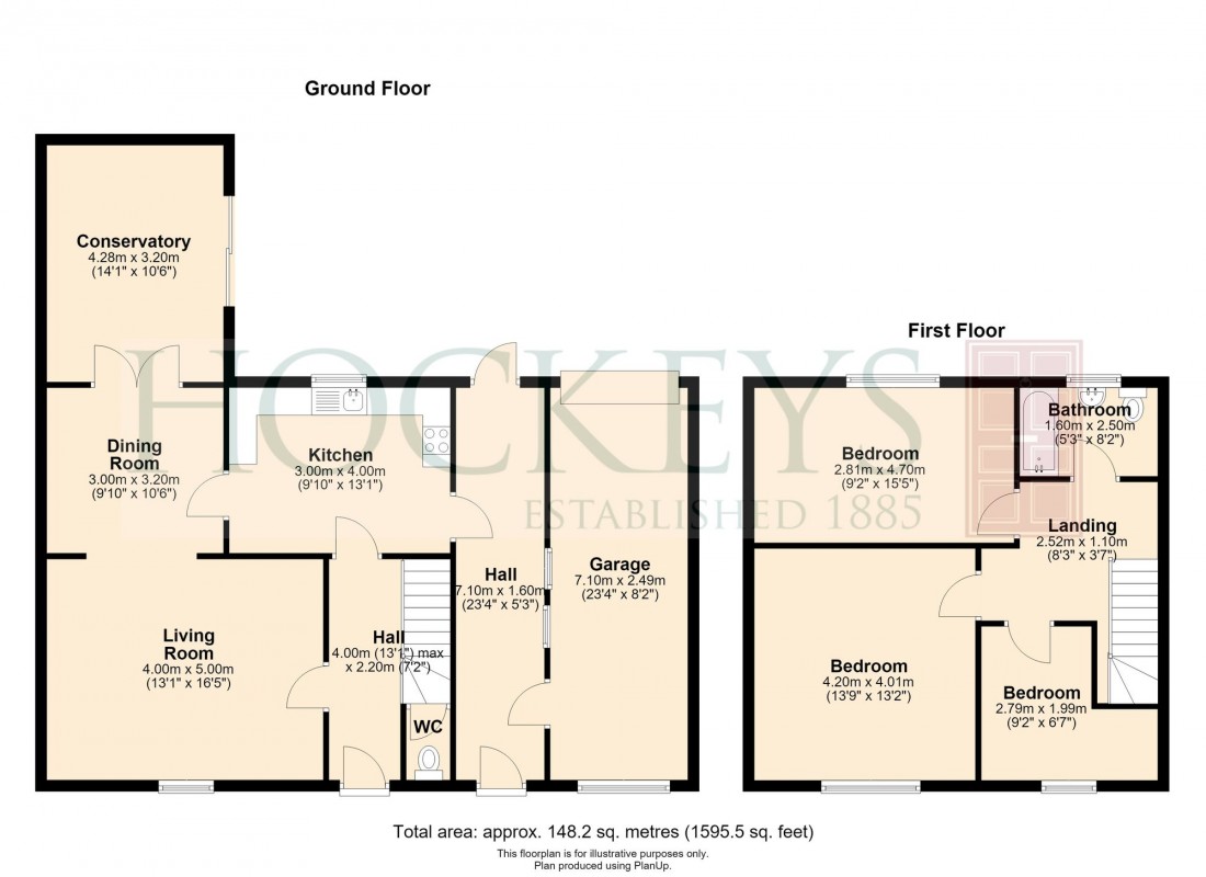 Floorplan for Old Station Road, Newmarket, CB8