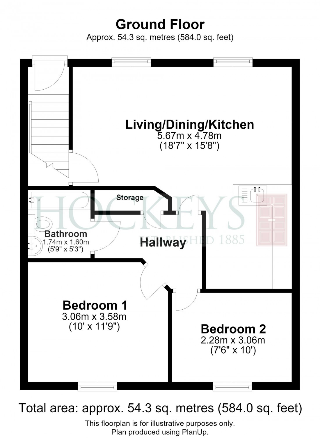 Floorplan for Meadow Lane, Newmarket, CB8