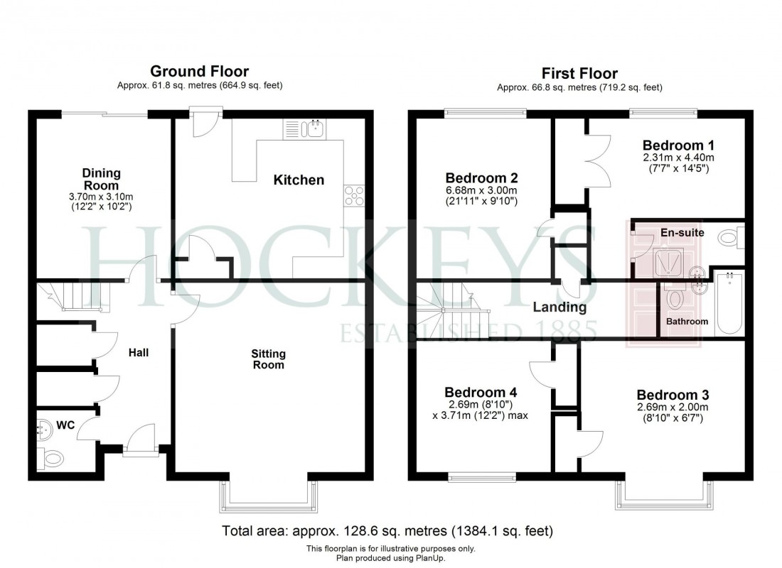 Floorplan for Mill Reef Close, Newmarket, CB8