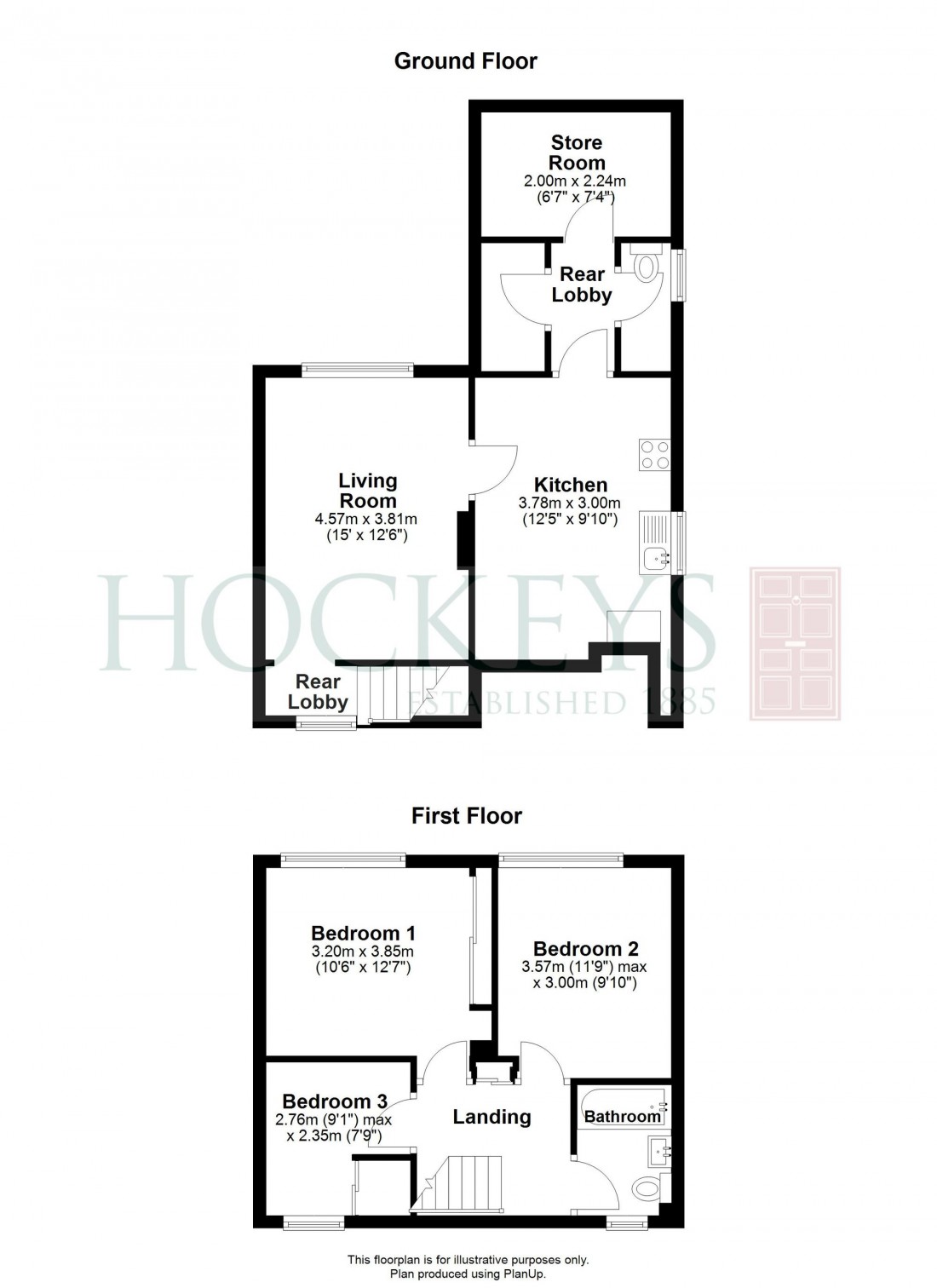 Floorplan for Coolidge Gardens, Cottenham, CB24