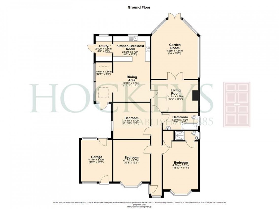 Floorplan for Ashley Road, Newmarket, CB8