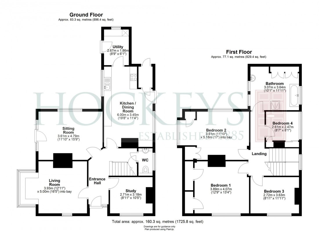 Floorplan for Cambridge Road, Impington, CB24