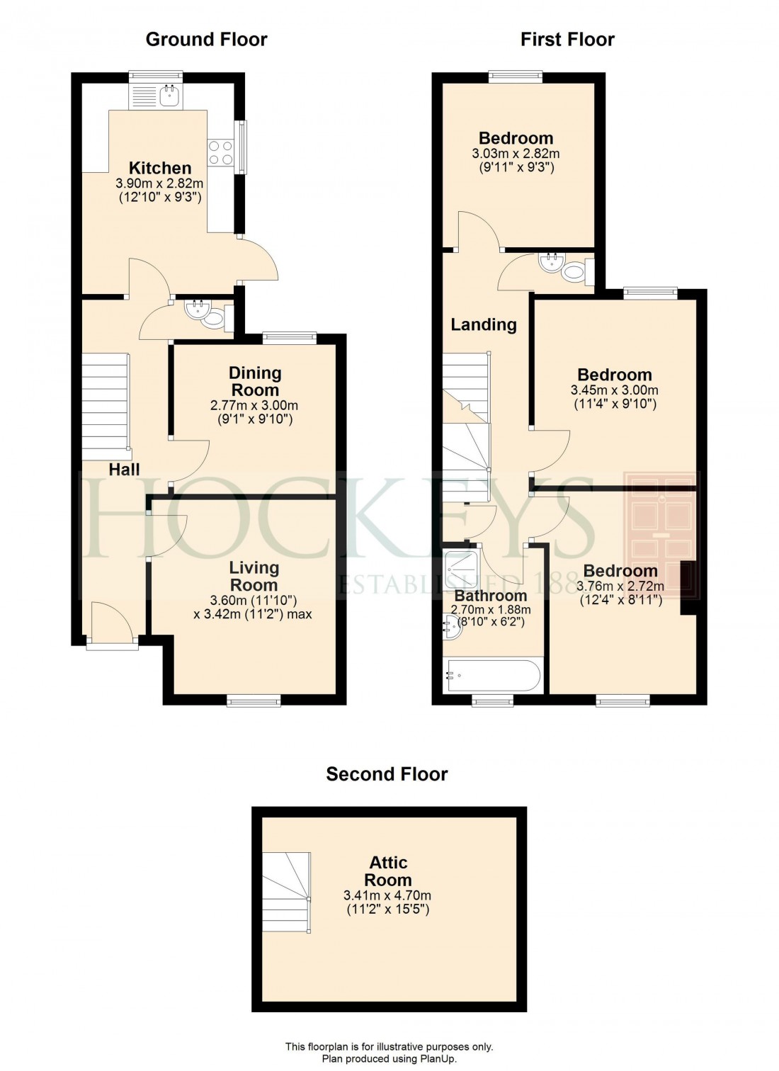 Floorplan for White Hart Lane, Soham, CB7