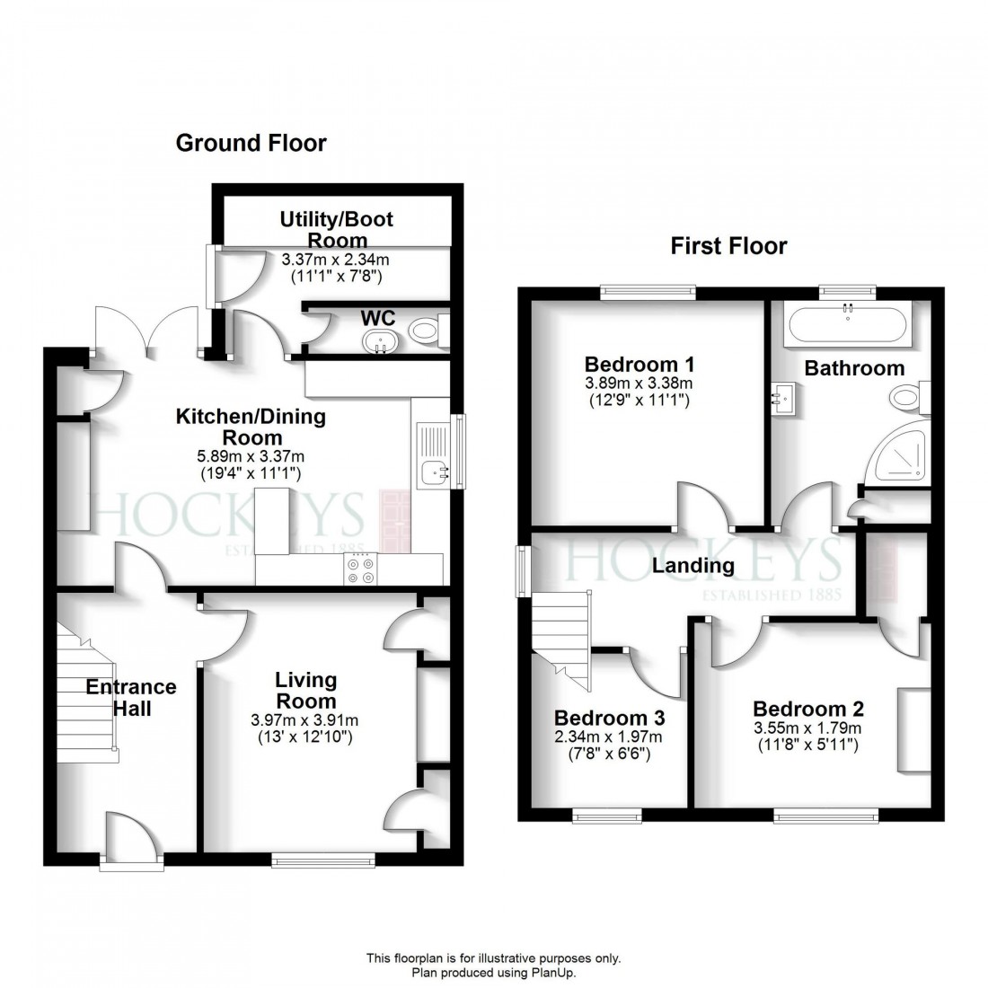 Floorplan for High Street, Cottenham, CB24