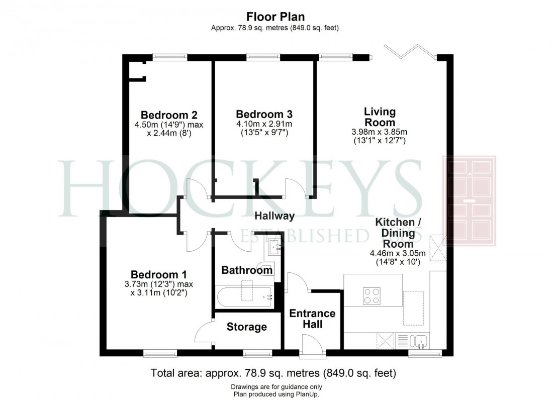 Floorplan for Church Close, Great Wilbraham, CB21