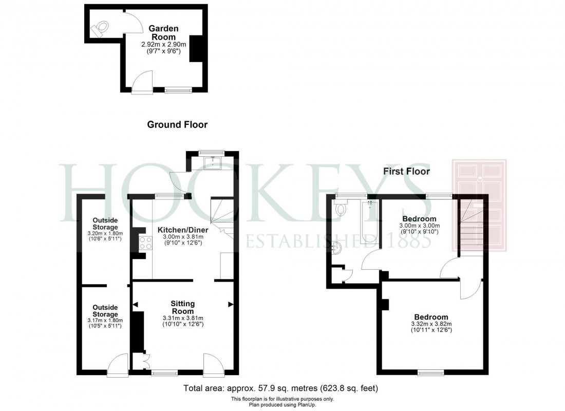 Floorplan for Bernard Street, Ely, CB6