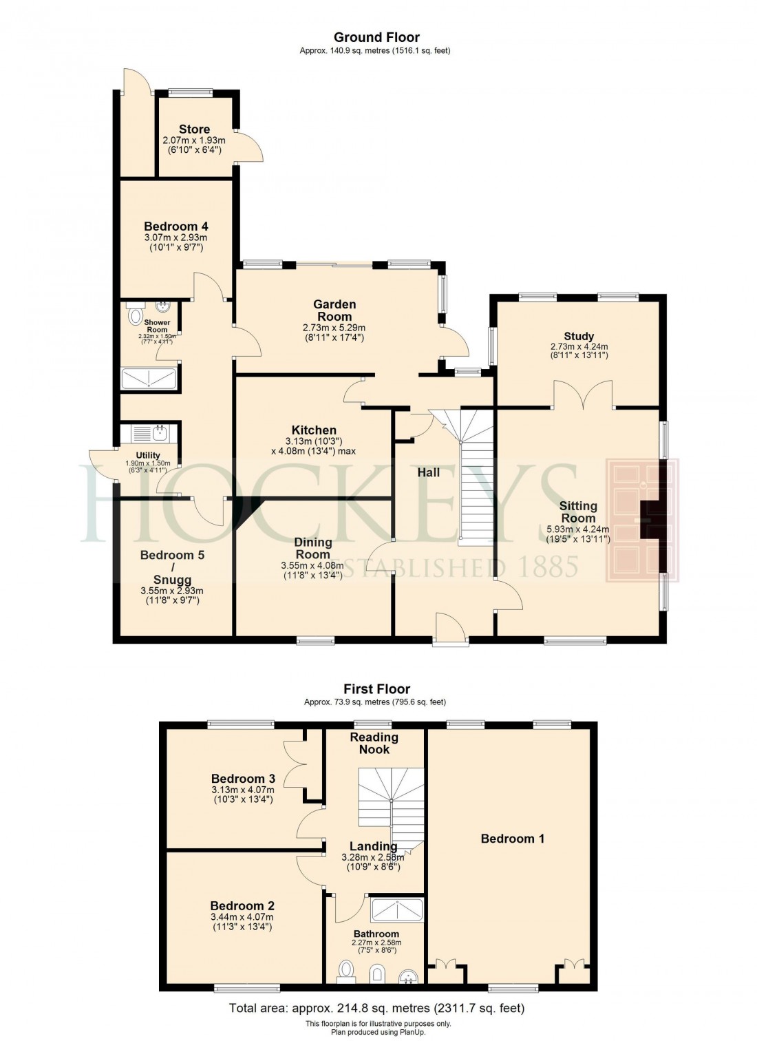 Floorplan for Hamilton Road, Newmarket, CB8