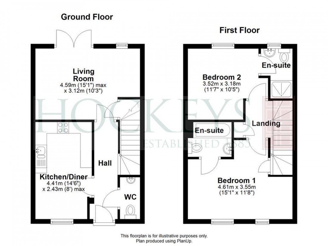 Floorplan for Glebe Field, Willingham, CB24