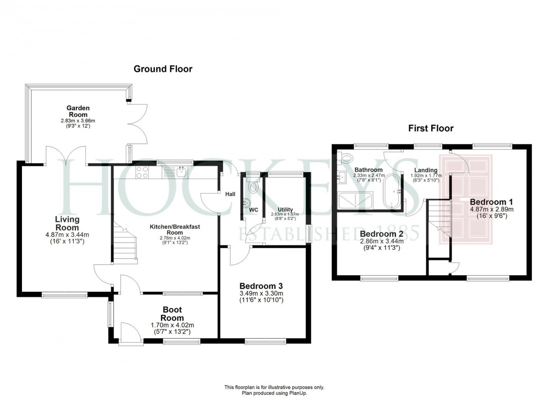 Floorplan for Vicarage Lane, Woodditton, CB8