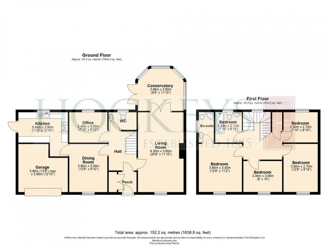 Floorplan for Brookfields Close, Newmarket, CB8