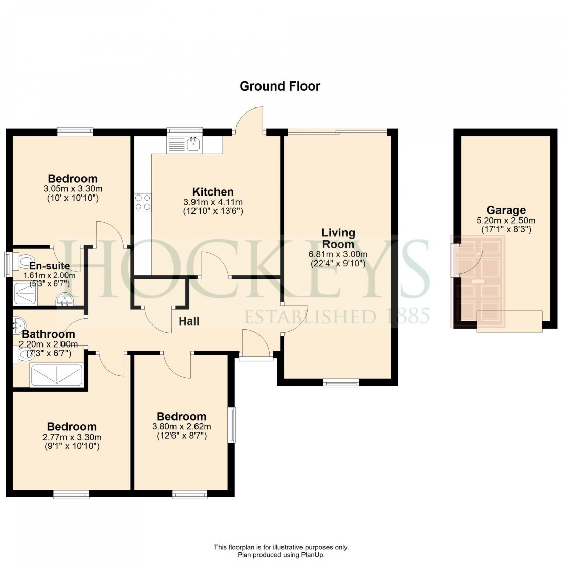 Floorplan for Meadow Way, Mepal, CB6