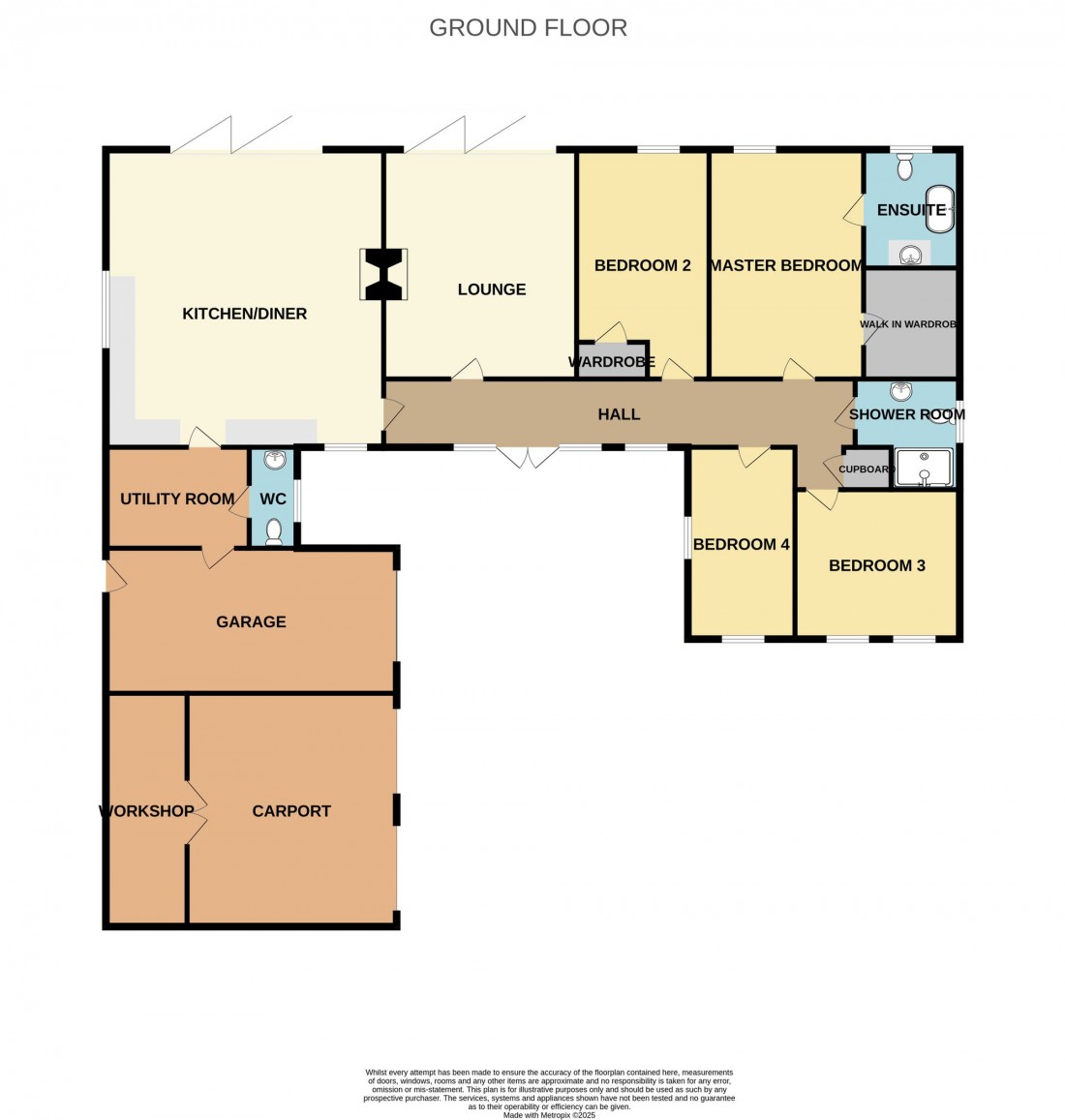 Floorplan for Common Way, Tydd St. Mary, PE13