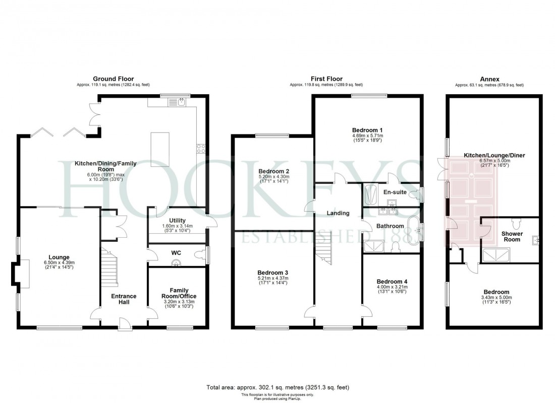 Floorplan for The Lanes, Over, CB24
