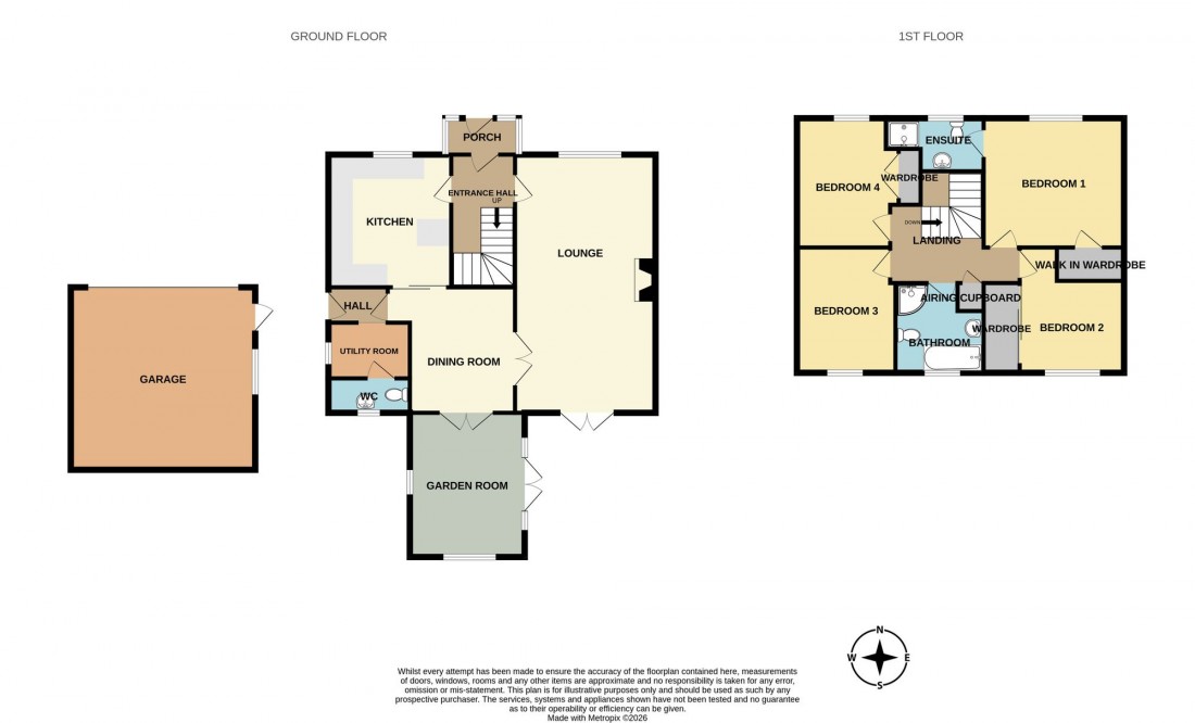 Floorplan for Church Road, Walpole St. Peter, PE14