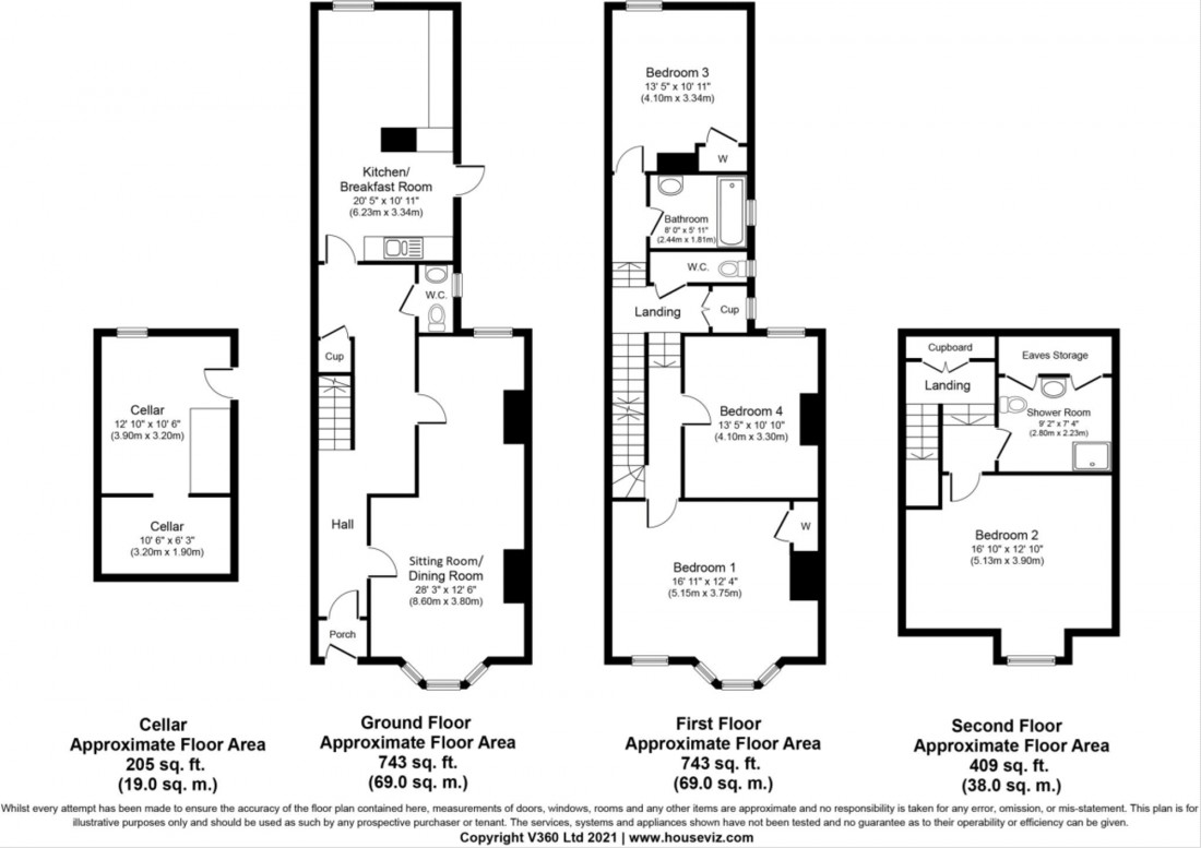 Floorplan for High Street, Newmarket, CB8