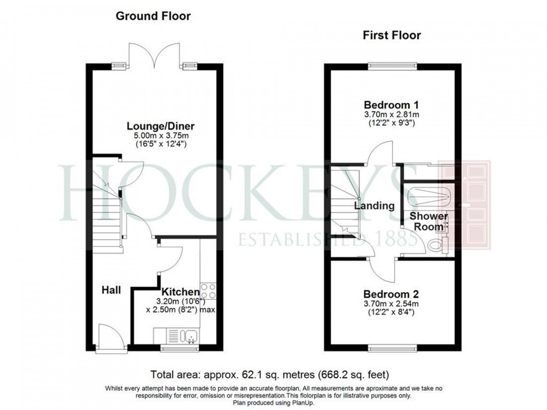Floorplan for Pippin Close, Over, CB24