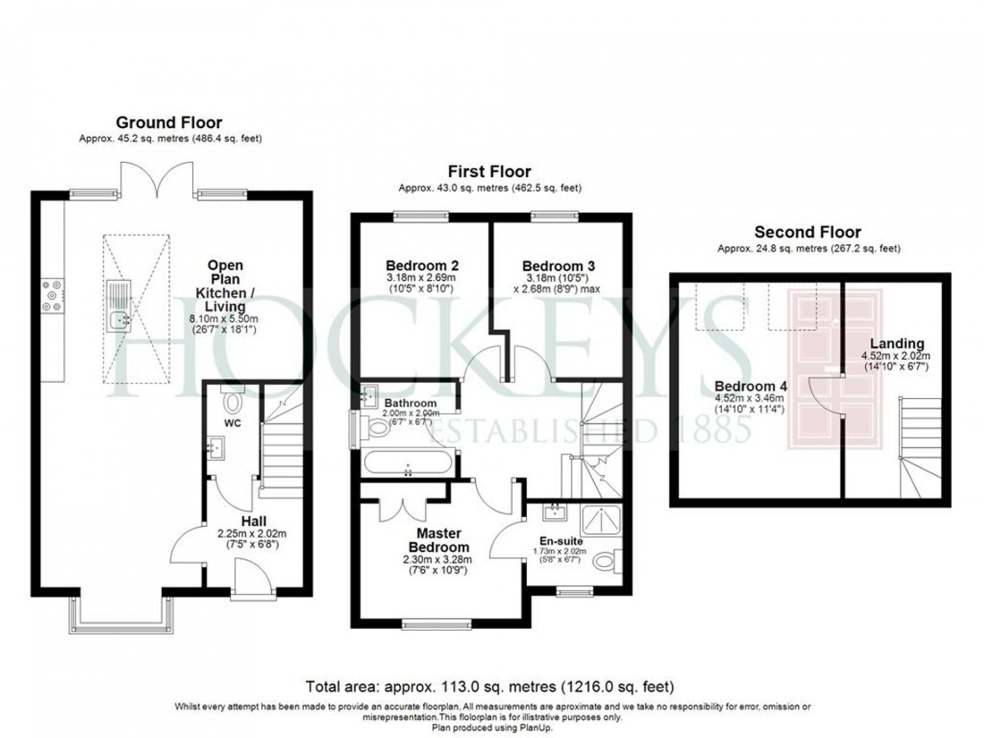 Floorplan for South Park Street, Chatteris, PE16