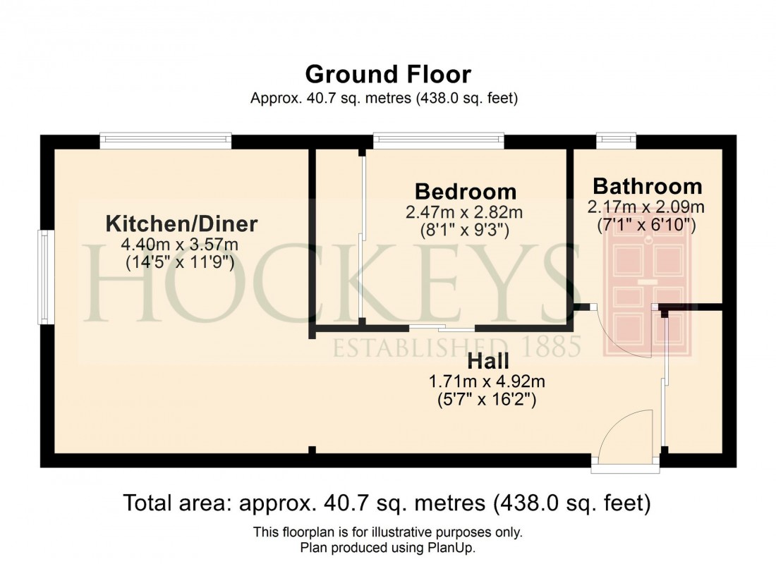 Floorplan for Eagle Street, Cambridge, CB1