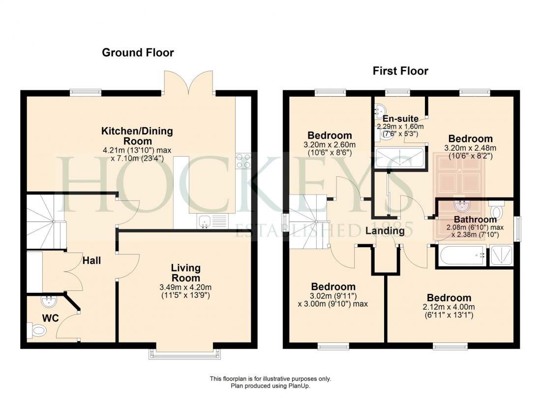 Floorplan for Daisy Drive, Isleham, CB7