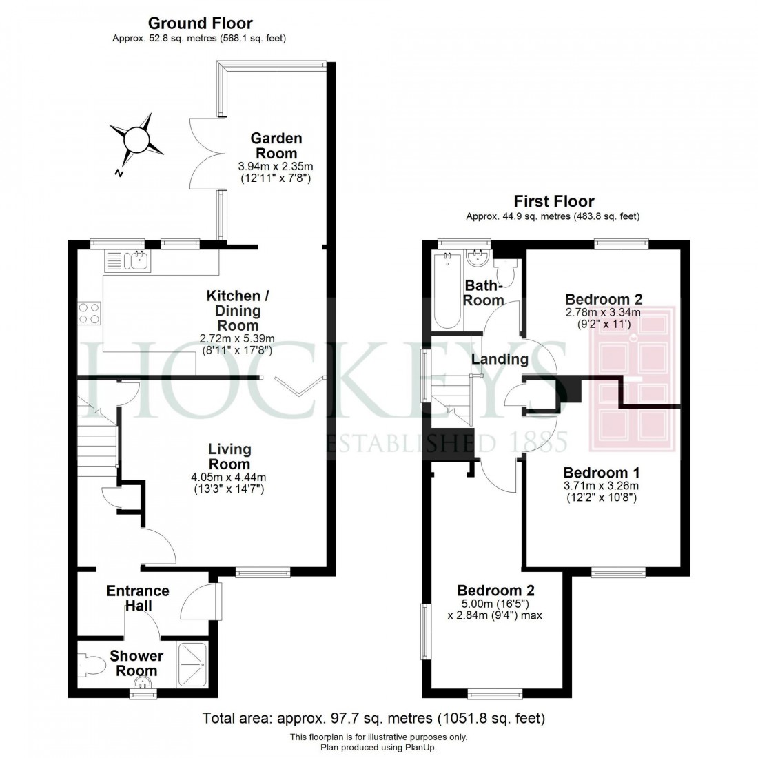 Floorplan for Pelham Close, Cottenham, CB24