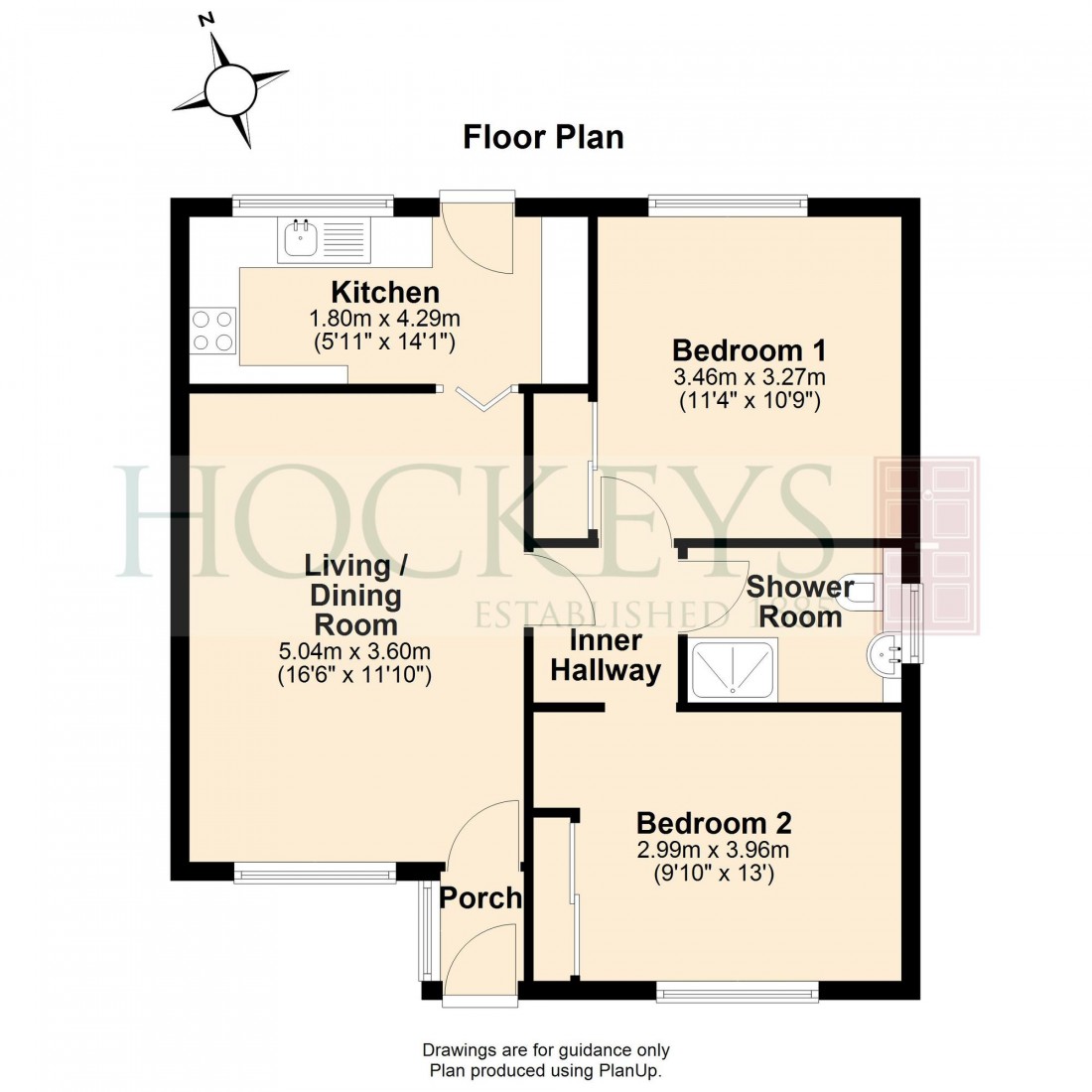 Floorplan for Walkling Way, Milton, CB24